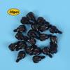 20x Computer Case Thumb Screws,6-32x6 M3.5 PC Case Screws for Desktop Computer Case Cover Hard Drives Power Supply PCI Slots 6-32 Thread Screws Black view 2