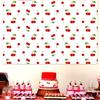 5x3ft White Cherry Themed Backdrop Fruits Cartoon Backdrops Cherry Themed Photography Background Photo Studio Props for Boys Girls Baby Shower 1st 2nd 3rd Birthday Cherry Themed Decor Supplies view 3