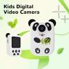 Cute Kids Camera,1.4 Inch Screen Panda Shape 12MP 1080P Video Children Digital Video Camcorder Camera with MP3 Function, Chritmas Birthday Festival Gift view 2