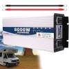 7000W Pure Sine Wave Power Inverter DC 12V/24V/48V/60V to 220V AC Converter with 2 AC Outlets Car Inverter and USB with AC Outlets Charge Laptop Phones,8000W-48V view 1