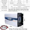6000W-8000W Pure Sine Wave Power Inverter for Car with AC Outlets and Color Screen Display - DC 12V/24V/48V/60V to AC 220v Adapter,6000W-60V view 2