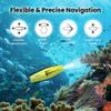 Chasing Dory Underwater Drone - Palm-Sized 1080p Full HD Underwater Drone with Camera for Real Time Viewing, APP Remote Control Purple (Yellow) view 4