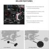 DirectNine Basics Follow Focus Nitze Follow Focus Kit with Crank and Whip for Follow Focus Gear Adjustment Within 50mm, MF15B-KIT view 4