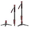 IFOOTAGE 71Carbon Fiber Monopod with Feet Cobra 3 Monopod C180F-P,Pedal Base Tripod CB3 Base-P Low Profile,for Sony,Nikon,DSLR,Max.Payload 17.64lb/8KG view 1