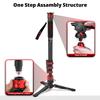 IFOOTAGE 71Carbon Fiber Monopod with Feet Cobra 3 Monopod C180F-P,Pedal Base Tripod CB3 Base-P Low Profile,for Sony,Nikon,DSLR,Max.Payload 17.64lb/8KG view 3