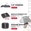 IFOOTAGE 3.94" Qucik Release Set for Camera Stabilizer,DSLR,DJI RS3 mini,RS4 Pro,RS4,RS3 Pro RS3,RS2,RSC2,Q38 RS DJI QR Plate view 4
