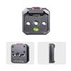IFOOTAGE Quick Release Base Q38 Base,with Two Standard 3/8 Screw Holes,A 1/4" Convert Screw,Can Stall on Monopod,Camera Tripod,Slider view 1