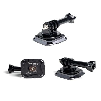 IFOOTAGE Action Camera Quick Release Set,Aluminium Alloy and PC,1/4" Screw Top Plate,Compatible with 38mm Acra Mount,Q38 SP
