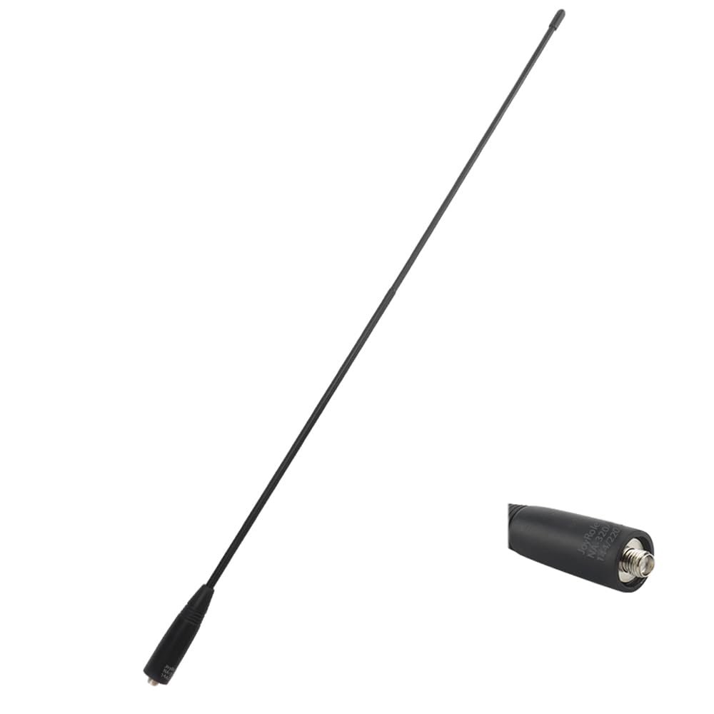 JoyRole 320A 18.55in SMA-Female Dual Band VHF/UHF 144/220/440MHz Ham Radio Antenna for Baofeng UV-5R BF-F8HP UV-82 BF-888S Kenwood Retevis H77 Handheld Two Way Radio