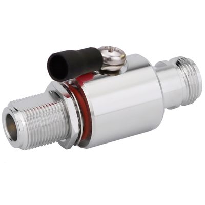 N Lightning Arrestor N Type 3 GHz 50 ohm, 90V Gas Discharge Tube,Surge Protection Arrester(Lightning arrestor 3G N Female to Female)