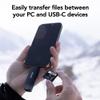 Lexar Dual-Slot USB-A/C Reader, Up to 205MB/s Transfer Speed, Supports SD and microSD Cards (LRW310X-BNBNG) view 4