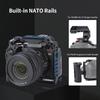 DirectNine Basics Nitze Cage Kit with Lil Stinger Handle, HDMI/USB-C Cable Clamp Built-in Arca QR Plate Compatible with Panasonic LUMIX S5 II Camera view 2