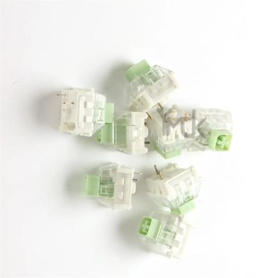 JFZTPVAK Blue Jade Pink Crystal Box 3 pin Switches IP56 Water-Proof Compatible Cherry MX Switches (Size : 65 pcs, Color : Jade)