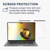 kwmobile Screen Protector Compatible with Apple MacBook Air 15 M3 2024 A3114 - Screen Protector Matte Anti-Glare Magnetic Film for Laptop view 4