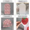 Pink Strawberry Stretchy Arch Cover Backdrop Photo Booth Background Birthday Baby Shower Baptism Party Decoration Curved Top Frame Spandex (GX-2667,5x3ft) view 3
