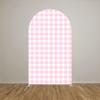 Strawberry Arch Covers Stretchy Backdrop Photo Booth Background Arched Backdrop Cover Stretchy Cover for Party Decoration Round Top Frame Spandex Cover (GX-2668,7.2x4ft) view 2