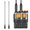 2 Pack QUANSHENG UV-K5 8 Radio DTMF Walkie Talkie with NOAA Weather Forecast Type-c Charging Dual Band UV-K6 with 771 Antenna Upgede Version UV-K5 Two Way Radio view 1