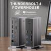 VENTION 8K 14-in-1 Thunderbolt 4 Docking Station Triple Monitors with 135W Power Adapter 40Gbps USB-C Docking Station for MacBook Pro/Air, Thunderbolt 4/3 Windows PC (8K HDMI DP, 3xUSB 3.2, Ethernet) view 2
