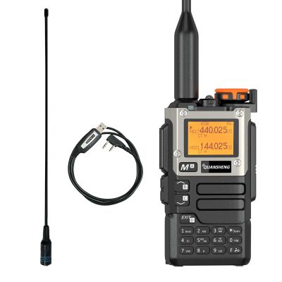 QUANSHENG UV-K5 8 Radio DTMF Walkie Talkie with NOAA Weather Forecast Type-c Charging 2MB Dual Band UV-K6 with Programming Cable Upgede V3 Version UV-K5 Two Way Radio with 771 Antenna