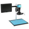 JOEBO Microscope Kit 1080P VGA HDMI IMX307 Industrial Lab Video Microscope Camera + 100X C-Mount Lens + 56 LED Ring Light + Stand + 8" LCD Microscope Lens Adapters (Color : HDMI VGA-01) view 1