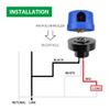 GBAYSA 1 Pack Photocell Light Sensor,Locking Style Photo Sensor Receptacle,Twist Lock Photo Control Base Light Sensor Switch for Street Garden Outdoor Lighting view 3