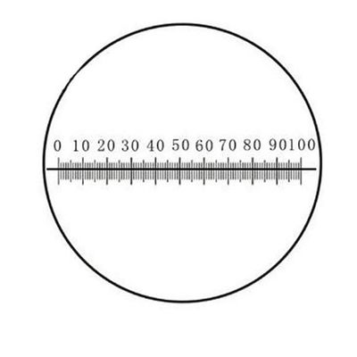 Joebo Microscope Kit Micrometer Diameter 28mm 29mm 30mm Optical Glass Calibration Scale Cross Ruler Microscope Microscope Lens Adapters (Color : MS-1-C0)