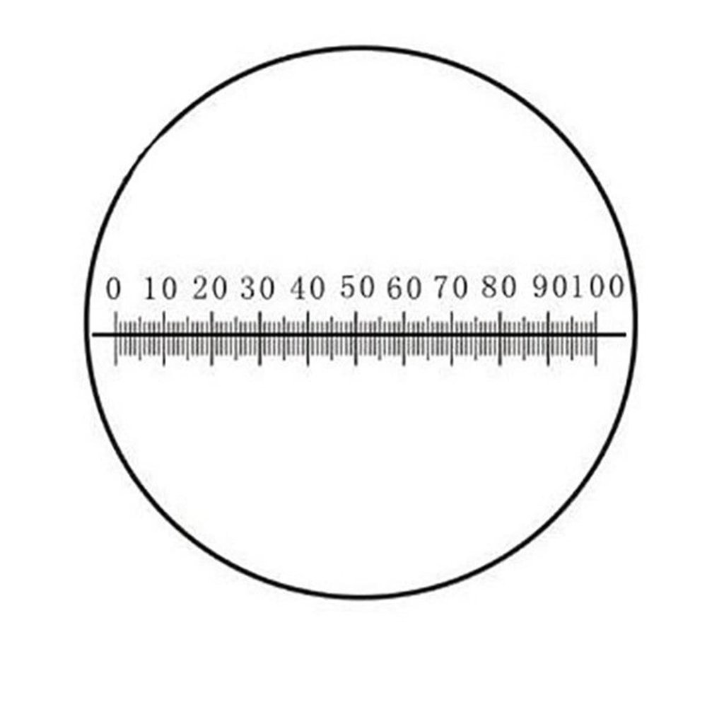 Joebo Microscope Kit Micrometer Diameter 28mm 29mm 30mm Optical Glass Calibration Scale Cross Ruler Microscope Microscope Lens Adapters (Color : MS-1-C0)