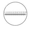 Joebo Microscope Kit Micrometer Diameter 28mm 29mm 30mm Optical Glass Calibration Scale Cross Ruler Microscope Microscope Lens Adapters (Color : MS-1-C0) view 1