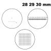 Joebo Microscope Kit Micrometer Diameter 28mm 29mm 30mm Optical Glass Calibration Scale Cross Ruler Microscope Microscope Lens Adapters (Color : MS-1-C0) view 3