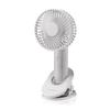 MINGPINHUIUS Foldable Handheld Clip Fan: 180Rotation Small Pocket Desk Fans USB Rechargeable Clip on Fan with 3-speed Travel Personal Electric Mini Fan for Camping, Treadmill and Car(White) view 1
