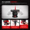 IFOOTAGE Video Fluid Head,Aluminum Fluid Drag Pan Head, Lightweight Tripod Head with Quick Release Plate,Komodo K5S&Seastar Q1S, Quick Release Plate view 4
