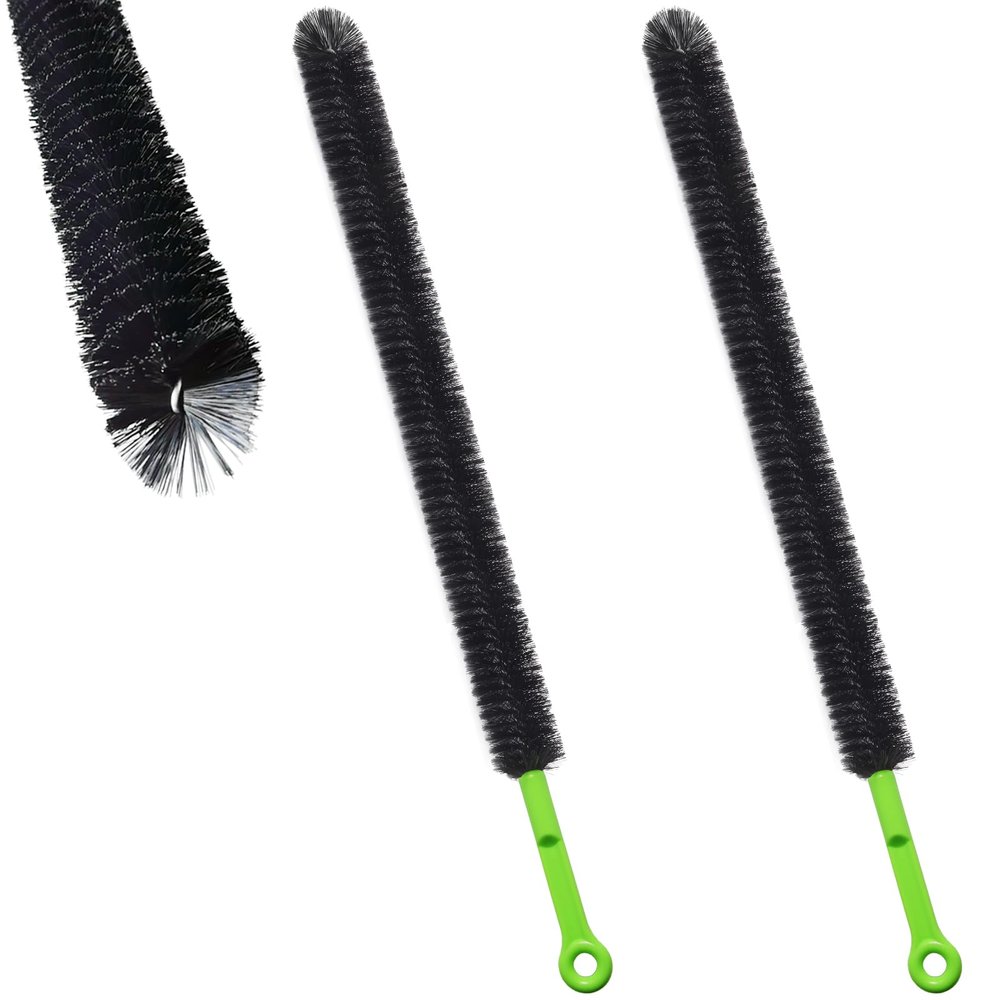 2 Pcs 17 Flexible Sink Drain Cleaner Brush Long Pipe Cleaner Brush for Cleaning Home Kitchen Sink Buthtub Snake Tube Hair Drain Clog Remover Brush for Shower and Tub Hair Clogs Bendable Sewer Drain