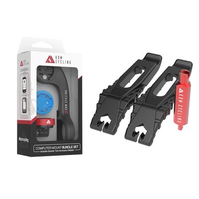 KOM Cycling CM06CK Computer Mount Bundle(Carbon) + Tubeless Tire Lever Set