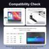 12V AC/DC Adapter Charger for Mini PC - Beelink Mini S13 /S13 PRO /S12 /S12 Pro, KAMRUI GK3Plus/AK1PLUS/AK1PRO,GMKtec Nucbox G3 Plus Intel N150,ACEMAGIC Vista V1 N97 N150 Mini PC Power Supply Cord view 3