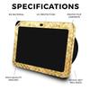 Glossy Glitter Skin Compatible with Amazon Echo Show 8 (3rd Gen, 2023) - Gold Tiles - Premium 3M Vinyl Protective Wrap Decal Cover - Easy to Apply, Crafted in The USA by MightySkins view 2