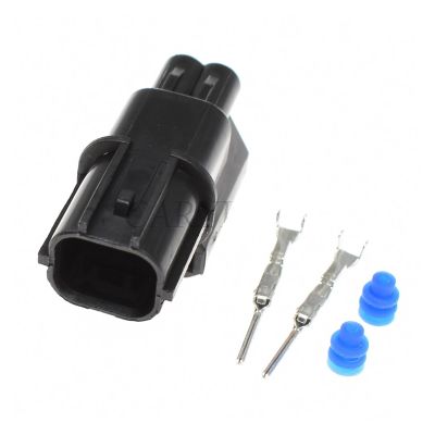 1 Kit 2 Pin 6188-0589 6189-0890 Waterprof Temperature Sensor Plug ABS Sensor Light Wire Socket 91706-PLC-0030-H1 (Color : Male connector set)
