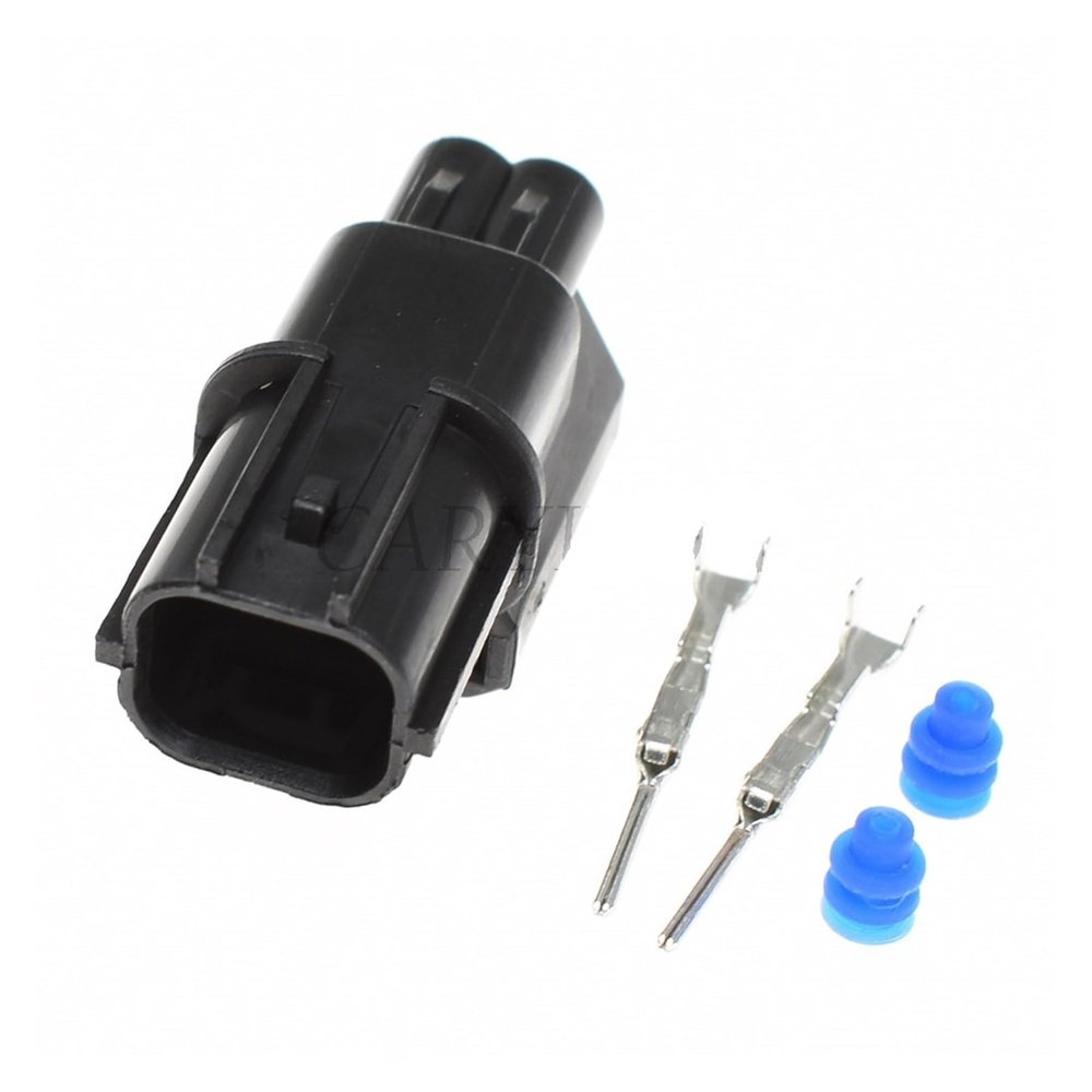 1 Kit 2 Pin 6188-0589 6189-0890 Waterprof Temperature Sensor Plug ABS Sensor Light Wire Socket 91706-PLC-0030-H1 (Color : Male connector set)