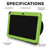 Carbon Fiber Skin Compatible with Amazon Echo Show 8 (3rd Gen, 2023) - Solid Lime Green - Premium 3M Vinyl Protective Wrap Decal Cover - Easy to Apply | Crafted in The USA by MightySkins view 2