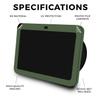 Skin Compatible with Amazon Echo Show 8 (3rd Gen, 2023) - Solid Olive - Premium 3M Vinyl Protective Wrap Decal Cover - Easy to Apply | Crafted in The USA by MightySkins view 2
