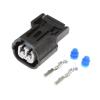 TakenE 1 Kit 2 Pin 6188-0589 6189-0890 Waterprof Temperature Sensor Plug ABS Sensor Light Wire Socket 91706-PLC-0030-H1 (Color : Female Connector Set) view 1