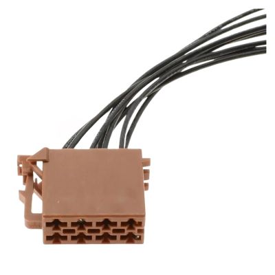1 Set 8 Pin TE Tyco Middle Slot Auto ISO Rad1o Horn CD Connector 3.5 Mm Male Female Plug 962189-1 962191-1 (Color : Female with wire)