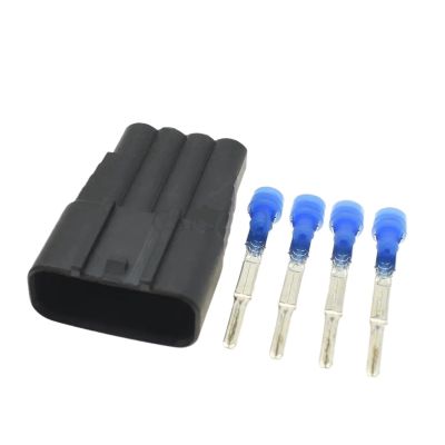 1 Set 4 Pin 11885 Ignition Coil Plug Auto Socket 90980-11885 7283-7449-30 (Color : Male)
