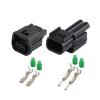 TakenE 1 Set 2 Pin 6181-6851 6189-7408 Conenctor Fog L/ED Headlight Spaker Plug Sensor Connector (Color : Male female set) view 1