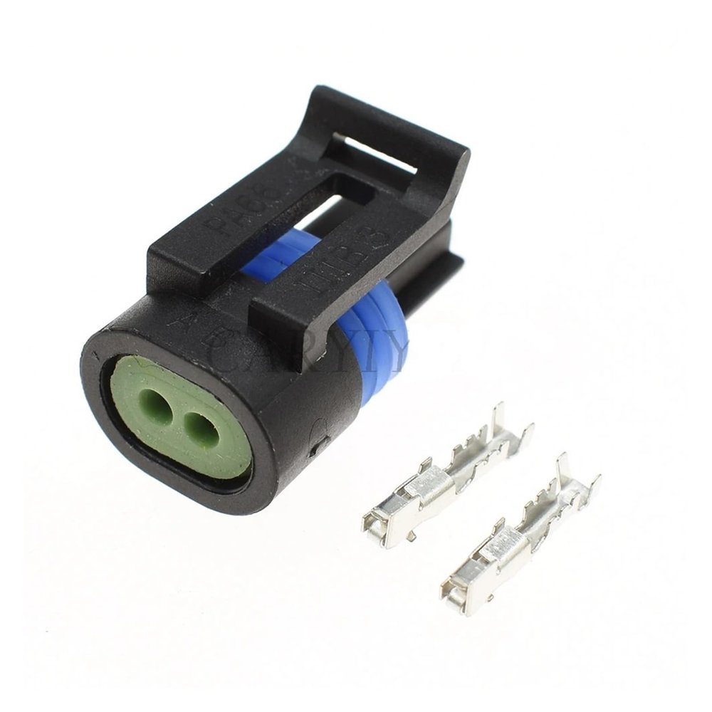 1 Set 2 Pin Male Female Water Temperature Sensor Plug Automobile Waterprof Connector 12162197 12162195 12162193 (Color : Female set)