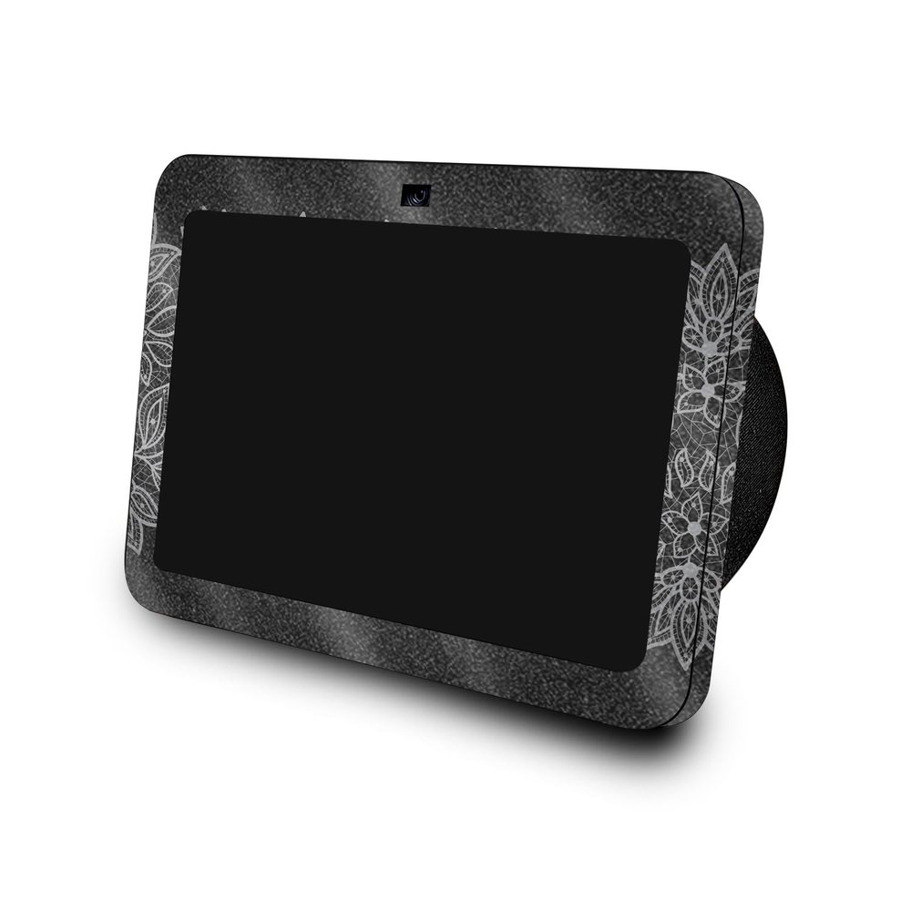 Glossy Glitter Skin Compatible with Amazon Echo Show 8 (3rd Gen, 2023) - Floral Lace - Premium 3M Vinyl Protective Wrap Decal Cover - Easy to Apply, Crafted in The USA by MightySkins