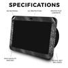Glossy Glitter Skin Compatible with Amazon Echo Show 8 (3rd Gen, 2023) - Floral Lace - Premium 3M Vinyl Protective Wrap Decal Cover - Easy to Apply, Crafted in The USA by MightySkins view 2