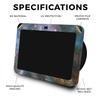 Glossy Glitter Skin Compatible with Amazon Echo Show 8 (3rd Gen, 2023) - Golden Nebula - Premium 3M Vinyl Protective Wrap Decal Cover - Easy to Apply | Crafted in The USA by MightySkins view 2