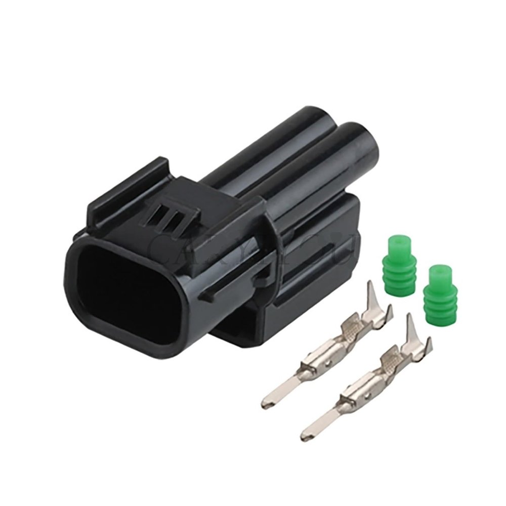 TakenE 1 Set 2 Pin 6181-6851 6189-7408 Conenctor Fog L/ED Headlight Spaker Plug Sensor Connector (Color : Male with Wire)