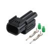 TakenE 1 Set 2 Pin 6181-6851 6189-7408 Conenctor Fog L/ED Headlight Spaker Plug Sensor Connector (Color : Male with Wire) view 1