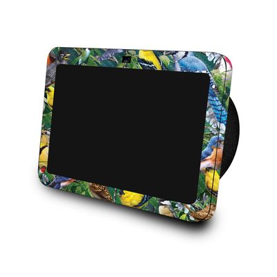 Carbon Fiber Skin Compatible with Amazon Echo Show 8 (3rd Gen, 2023) - Backyard Gathering - Premium 3M Vinyl Protective Wrap Decal Cover - Easy to Apply | Crafted in The USA by MightySkins